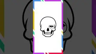 Skull &ndash; Easy Cartoon Drawing Tutorial
