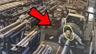 Camera Captures a Rotating Shaft Incident