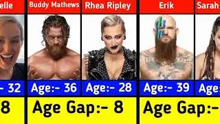 WWE  Wrestling Couple's With The Biggest Age Gap 2025|