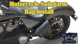 Motorcycle Swingarm Bag Install