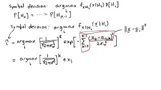 ESE 471 Optimal Decision is Picking the Closest K-dimensional Symbol