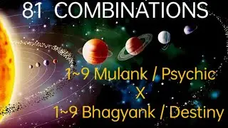 What is the 81 combination in numerology...