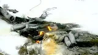 Another FIERY Train Derailment Catastrophe