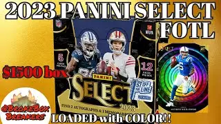 $1500 Box & Hit After Hit💥✨ 2023 Panini Select Football 🏈 Hobby Box FOTL - review