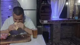 Ricardo castillo asado en familia SANDWICH DE CHINCHULIN,CHORIZO Y PATY🍷🍺🔥🤙🤙