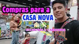 QUASE 2 MIL REAIS EM COMPRAS 😱|PRIMEIRAS COMPRAS PARA A CASA NOVA