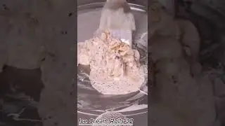Mixing Snickers Ice Cream With Milk &mdash; Ultra Creamy Ice Cream Rolls Making!&rdquo; 🍫🥛🍨