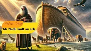 Mr. Noah built an ark | Sunday school action song | English Christian action song