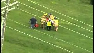 RAW VIDEO: Helicopter Hovers Over Scene