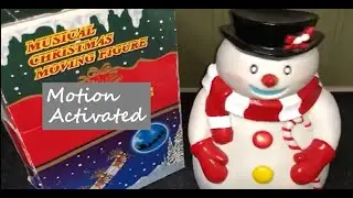Motion Activated Jiggly Snowman Dancing Musical Christmas Toy - Plays &ldquo;Jingle Bells&rdquo; Song