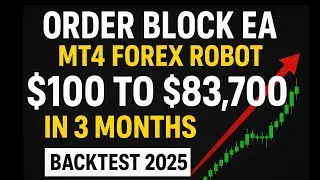 Order Block EA MT4 Forex Robot  $100 to $83,700 in 3 Months  Backtest 2025 | Best forex robots
