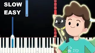 Denis and Me Theme Intro and Outro (SLOW EASY PIANO TUTORIAL)
