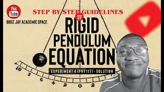 Crucial Steps to Mastering Rigid Pendulum Experiments  (Exp 4) in University Physics #physics
