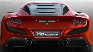 😲Ferrari F8 Tributo Carbon Fiber Rear Diffuser #ferrari #ferrarif8tributo #ferrarif8