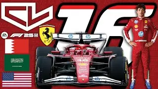 Charles Leclerc F1 25 Career - Highlights #2 Bahrain Jeddah Miami - Indonesia
