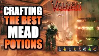 Valheim How To Craft The BEST Mead Potions - Healing, Stamina, Frost, Fire And Poison Potions!