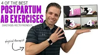 Ab Workout After Pregnancy - Postpartum Abs Exercises - Diastasis Recti Safe Workout