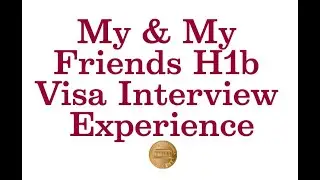 H1b Visa Interview and Stamping experience in US consulate Chennai India