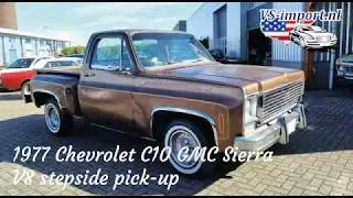 1977 Chevrolet C10 GMC Sierra V8 Stepside pick-up | VS-import.nl