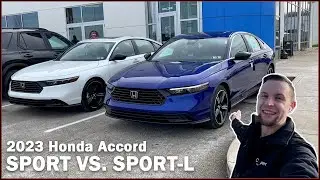 What's Different Between The Sport & Sport-L? 2023 Honda Accord | Trim Comparison
