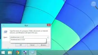 Shutdown Windows with a Timer (Windows 8.1 / 8 / 7 / Vista / XP)
