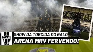 FESTA SURREAL DA TORCIDA DO GALO DOIDO NA ARENA MRV, ESPETÁCULO DOS TORCEDORES DO ATLÉTICO MINEIRO