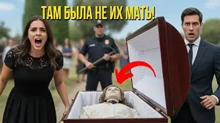 Полиция врывается на похороны и вскрывает гроб. Дети бледнеют, увидев, что это НЕ тело их матери...