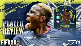 FIFA 20 POTM VICTOR OSIMHEN 83 PLAYER REVEIW