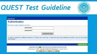QUEST computerized Entry Test  Guideline | All Details | QAUTS