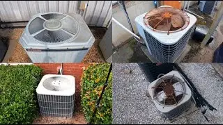Air Conditioner Startup Compilation - 26 Startups