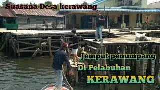 PICK UP PASSENGER AT KERAWANG PORT OR KERAWANG VILLAGE #speed #speedboat #kapalcepat
