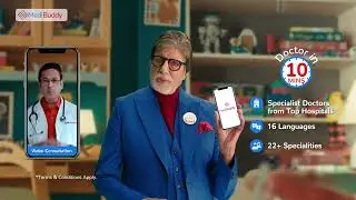 Talk to a Doctor in 10 minutes | Ft. Amitabh Bachchan | #MediBuddy #DoctorIn10Mins