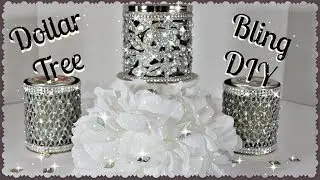 💎Bath And Body Works Inspired Bling Candle Holders💎|| 🎄Dollar Tree DIY|| 💎Affordable Glam💎