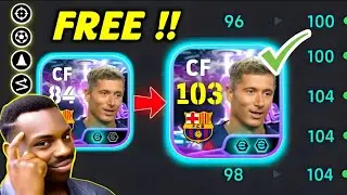 How To Train Free Showtime Robert Lewandowski In eFootball 2026 || Lewandowski Max Level Training