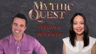 MYTHIC QUEST interview - Rob McElhenney & Charlotte Nicdao on Season 2