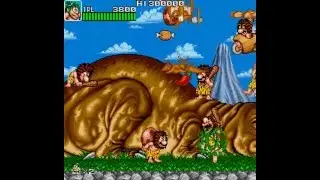 Caveman Ninja: Joe and Mac arcade path A no death 60fps