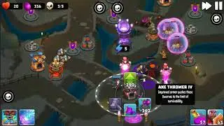 Castle Creeps TD - Chapter 28 Level 109 Fallen Gears 3 Stars (Without Sentinel)