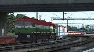 #indiantrains in Train simulator 2016 with #Indian Addons || Bharat steam