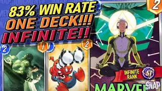 My Day 1 Infinite + Rank 51 with an 83% Win Rate! BROKEN DECK ALERT! Marvel Snap