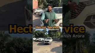 After Market MG Hector Service||#automobile #shorts #after #car #reality #real #trending #india #new