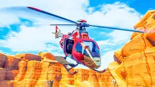 Fortnite Chapter 2 Creative: Chopper Canyon Course Helicopter Racing Map Full Gameplay No Commentary