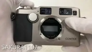 Contax G2 Rangefinder Body Titan Silver From JAPAN c170