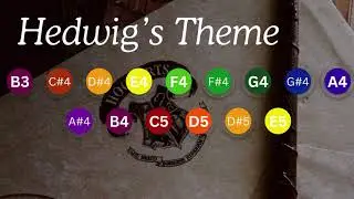 Harry Potter - Hedwig's Theme - play along Music in Colors