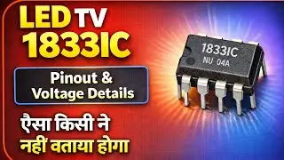 ❤️1833 ic ka pinout & voltage details// ic kaise check kare 👍✅