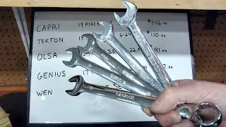 CAPRI,TEKTON,OLSA, GENIUS,WEN COMBO WRENCH,HOW CLOSE ARE THEY,ARE THEY IDENTICAL,YOU NEED TO WATCH 🤨