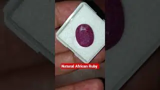 Natural African Ruby Manikya Stone 7 Carat Size Approx, Visit - www.tantraastro.com