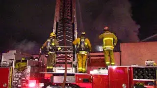 LACoFD 2nd Alarm Commercial Structure Fire / El Monte