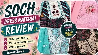 Soch Dress Material Review  || Soch Haul || Ajio Haul || Dress Material Under 1000rs || #ajio#Soch 