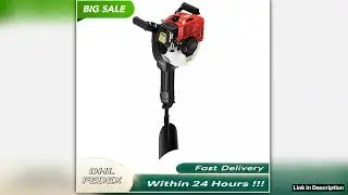 Post Hole Digger with 2Stroke Engine High Power 1900W 6500 RPM Efficient Excavation Ergonomic