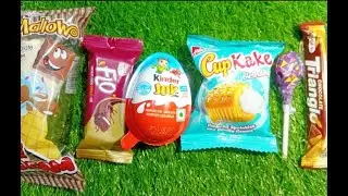 ASMR Most Popular Candys / Candy Treats /colourful rainbow lollipop candy/unpacking chocolate eat